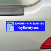 Ik heb het van mijn emmer lijst gekrabd bumpersticker (Op auto)