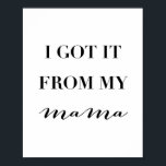 Ik heb het van mijn moeder. poster<br><div class="desc">Ik heb het van mijn moeder.</div>