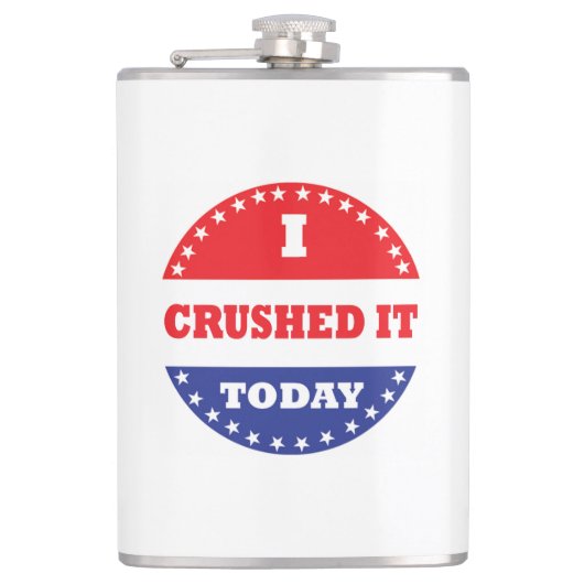 Ik heb het vandaag verknald heupfles (Voorkant)