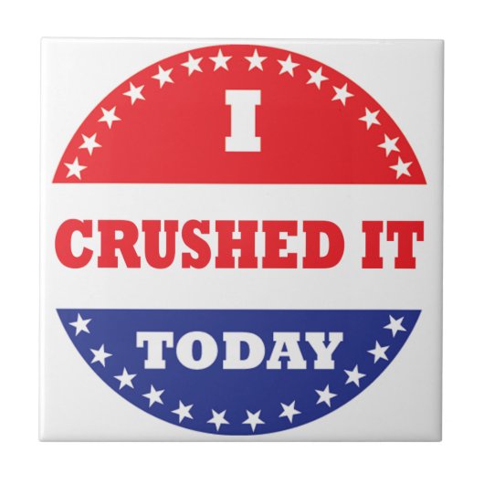 Ik heb het vandaag verknald tegeltje (Voorkant)