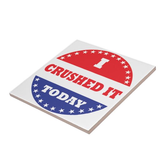 Ik heb het vandaag verknald tegeltje (Zijkant)