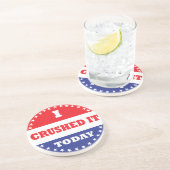 Ik heb het vandaag verknald zandsteen onderzetter (Zijkant)