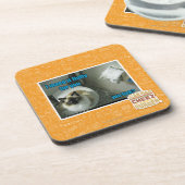 Ik heb het vlot bont gemaakt. bier onderzetter (Linkerzijde)