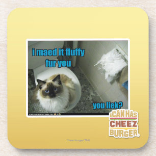 Ik heb het vlot bont gemaakt. drankjes onderzetter