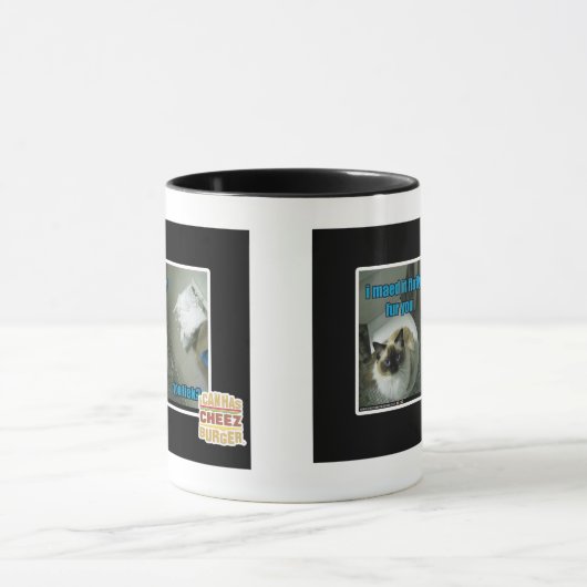 Ik heb het vlot bont gemaakt. mok (Midden)