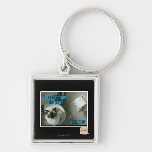 Ik heb het vlot bont gemaakt. sleutelhanger (Voorkant)