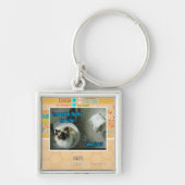 Ik heb het vlot bont gemaakt. sleutelhanger (Voorkant)