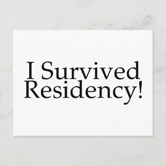 Ik heb het voorzitterschap overleefd! briefkaart (Voorkant)