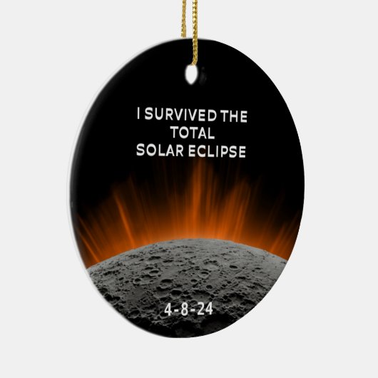 Ik heb het zonsverduistering ornament overleefd (Rechts)
