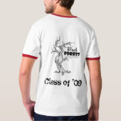 Ik heb het zwarte bos uitgeblazen (senior) t-shirt (Achterkant)