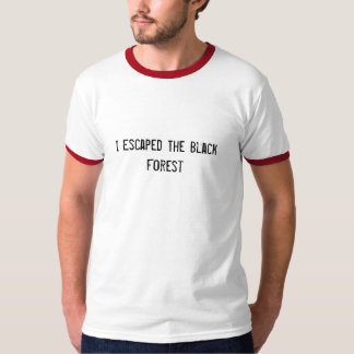 Ik heb het zwarte bos uitgeblazen (senior) t-shirt