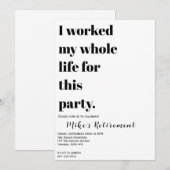 Ik heb hier mijn hele leven voor gewerkt? kaart (Voorkant / Achterkant)