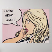 ik heb hoeveel uitgegeven poster (Voorkant)