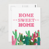 Ik heb Home Sweet Home Briefkaart verplaatst (Voorkant / Achterkant)