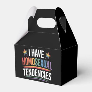 Ik Heb Homoseksuele Neigingen LGBTQ Pride Regenboo Bedankdoosjes