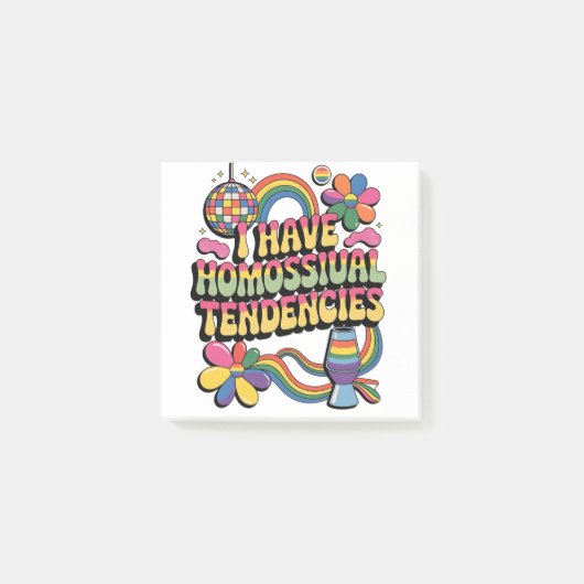 Ik heb homoseksuele neigingen LHBT Pride Month Post-it® Notes (Voorkant)