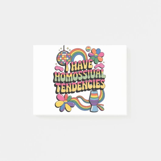 Ik heb homoseksuele neigingen LHBT Pride Month Post-it® Notes (Voorkant)