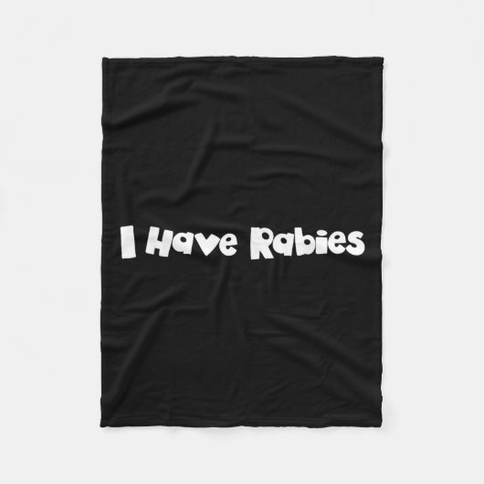 Ik heb hondsdolheid T - shirts &amp; geschenken mi Fleece Deken (Voorkant)