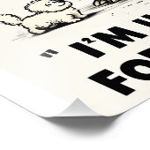 Ik heb honger naar een poedertje foto afdruk (Hoek)