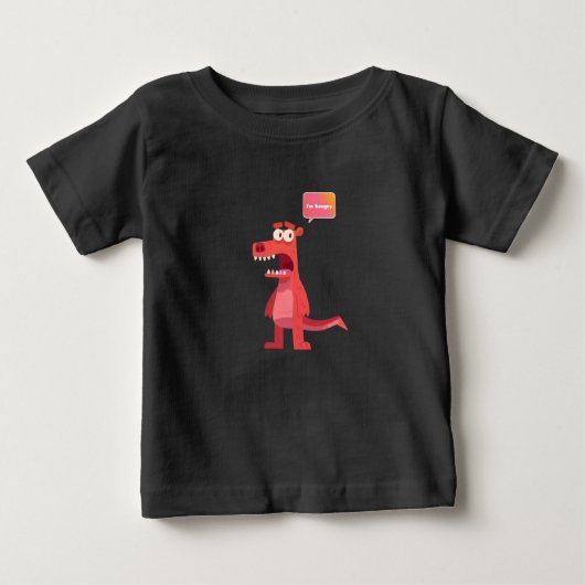 Ik heb honger, schattig beest, Baby T-shirt (Voorkant)