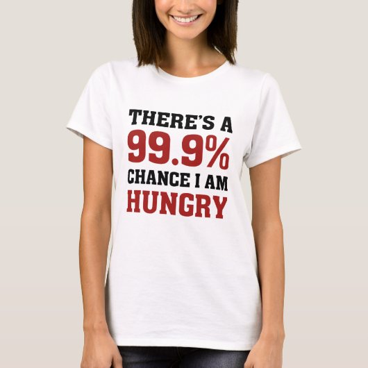 Ik heb honger t-shirt (Voorkant)