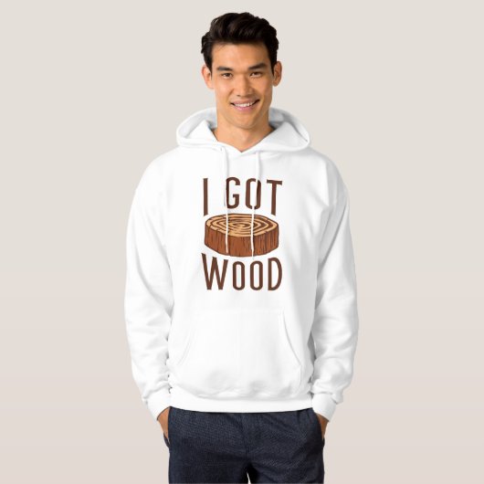 Ik heb hout hoodie (Voorkant volledig)