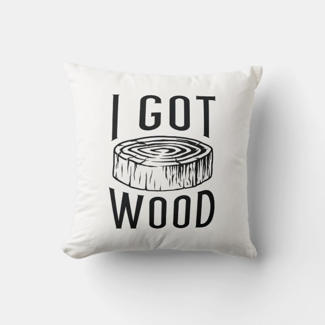 Ik heb hout kussen (Voorkant)