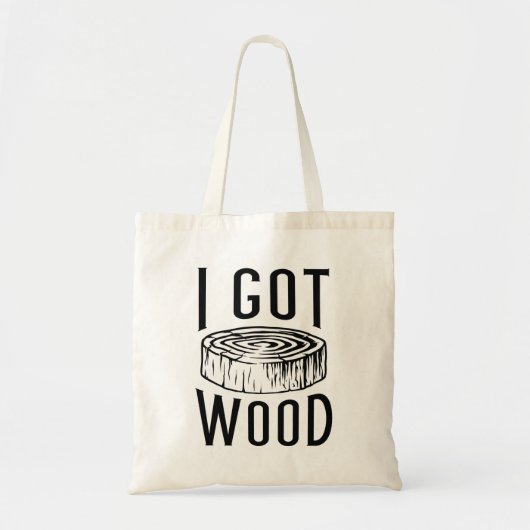 Ik heb hout tote bag (Voorkant)