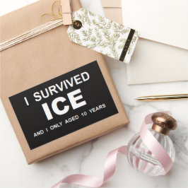 Ik heb ICE overleefd Rechthoekige Sticker
