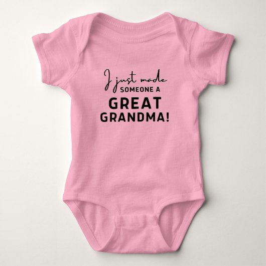 Ik heb iemand een geweldige oma Cute Baby Gift gem Romper (Voorkant)