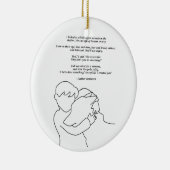 Ik heb iets gedaan keramisch ornament (Rechts)