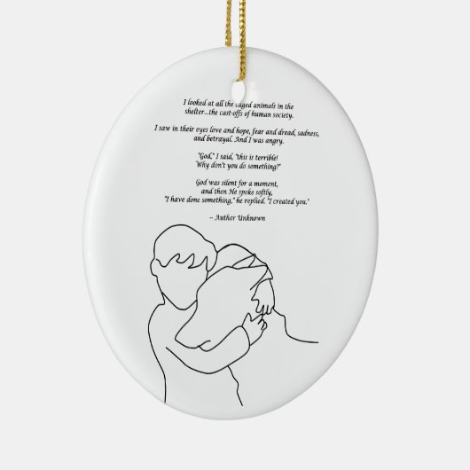 Ik heb iets gedaan keramisch ornament (Rechts)