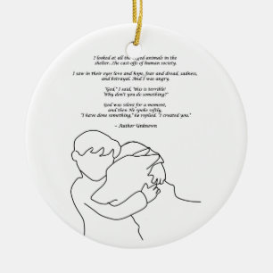 Ik heb iets gedaan keramisch ornament