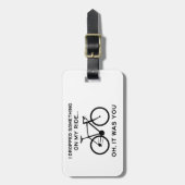 Ik heb iets op m'n ride laten vallen. bagagelabel (Voorkant verticaal)