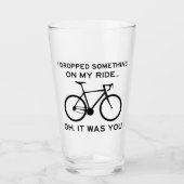 Ik heb iets op m'n ride laten vallen. glas (Voorkant)