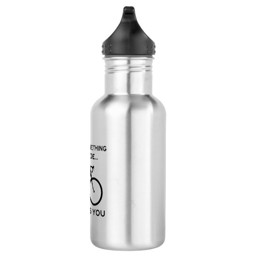 Ik heb iets op m'n ride laten vallen. waterfles  (Rechts)