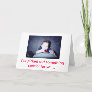 Ik heb iets speciaals uitgekozen... kaart