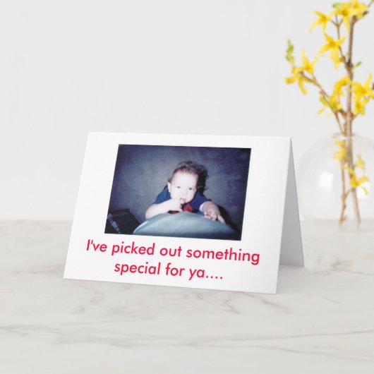 Ik heb iets speciaals uitgezocht f... kaart (Gele Bloem)