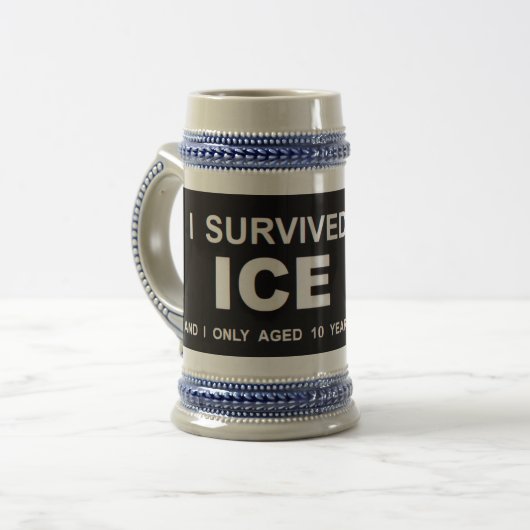 Ik heb IJsmigratie overleefd Bierpul (Voorkant links)