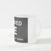 Ik heb IJsmigratie overleefd Matglas Koffiemok (Voorkant rechts)