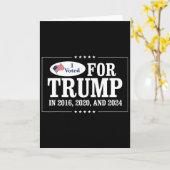 Ik heb in 2016 op Trump gestemd Kaart (Gele Bloem)