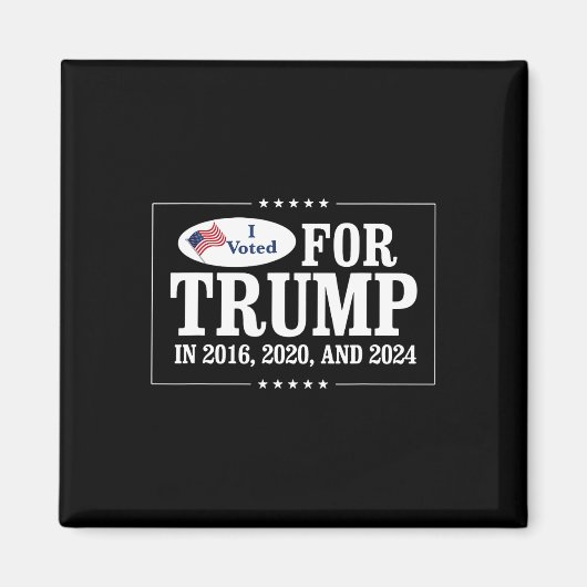 Ik heb in 2016 op Trump gestemd Magneet (Voorkant)