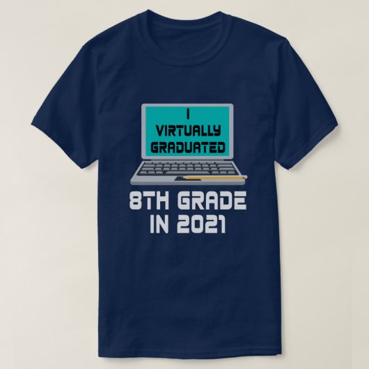 Ik heb in 2021 bijna 8 graden gegradeerd t-shirt (Design voorkant)