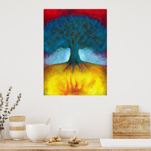 Ik heb in brand gestaan. poster (Keuken)