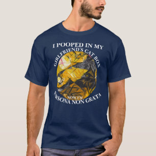 IK HEB IN DE KATTENBAK VAN MIJN VRIENDIN GEPOEPD T-SHIRT