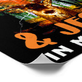 Ik heb in m'n ader en Jezus gejaagd in mijn hart Poster (Hoek)