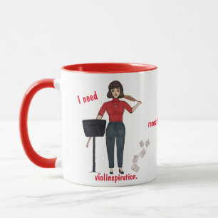 Ik heb inspiratie voor geweld nodig. T-shirt Mok