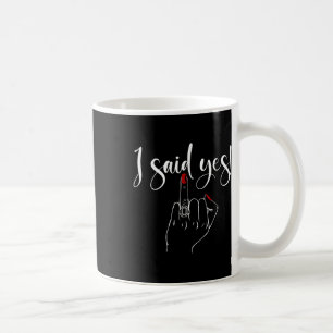 Ik Heb Ja Gezegd! Nieuwe Bruid Bachelorette Feest Koffiemok