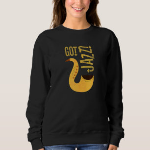 Ik heb Jazz Saxophone Jazz Music Trui