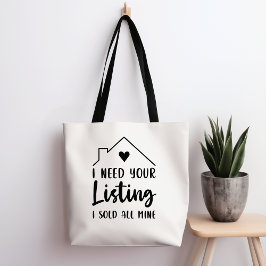 Ik heb je aanbieding nodig Ik heb al mijn Canvas t Tote Bag